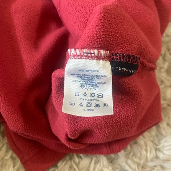 Lands End Fleece Pink 1/4 Zip Women’s Small - Picture 3 of 6